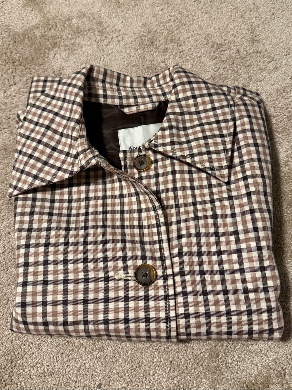 New Abercrombie & Fitch A-Line Short Trench Coat size XS